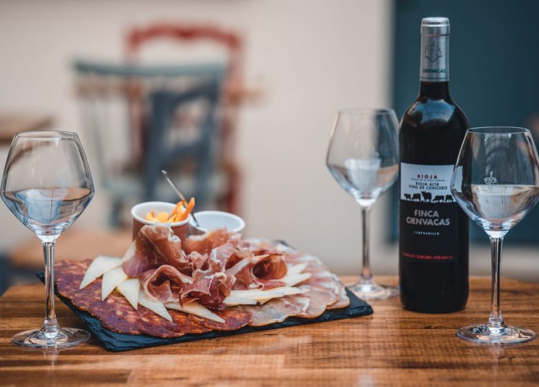 Planche et vins du restaurant Abuelo à Caen en Normandie