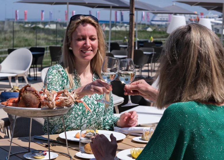 Fruits de mer en terrasse