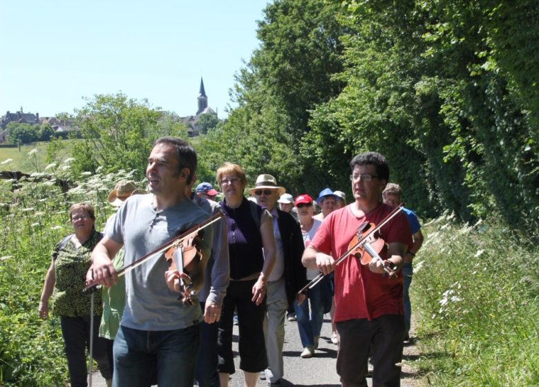 Visite musicale avec l'association La Loure