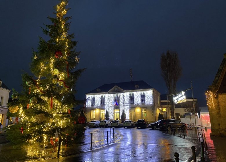 Lancement des illuminations de Noël