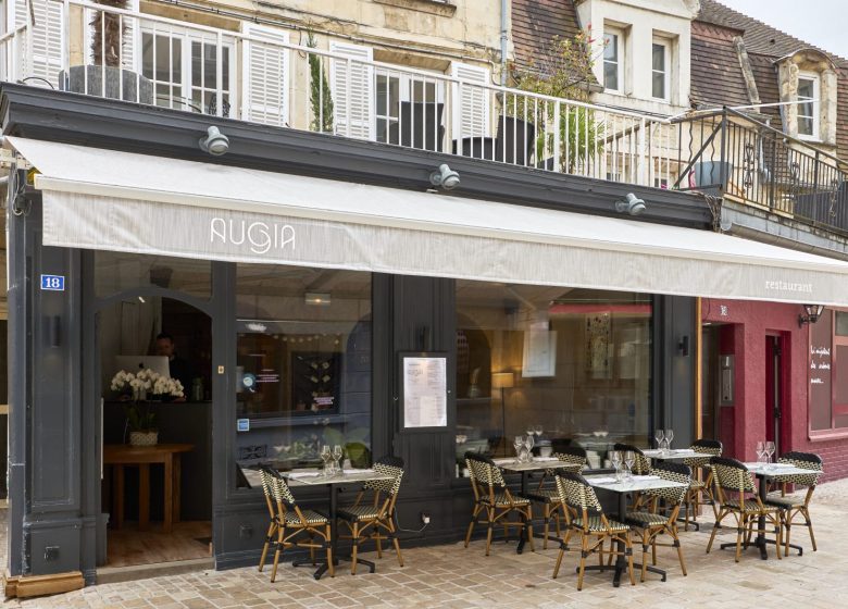 Terrasse du Restaurant Augia à Caen en Normandie